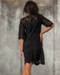 Lira Mini Dress, Black Color