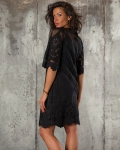 Lira Mini Dress, Black Color