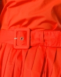 Collection Belted Dress, Orange Color