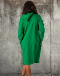 Lifestyle Hoodie Dress, Green Color