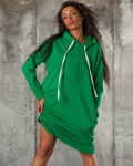 Lifestyle Hoodie Dress, Green Color