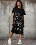 Рокля Big Apple, Черен/Бял Цвят