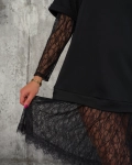 Рокля Lace Queen, Черен Цвят